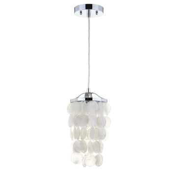 Cayla 7" Seashell LED Pendant Pendant - JONATHAN Y